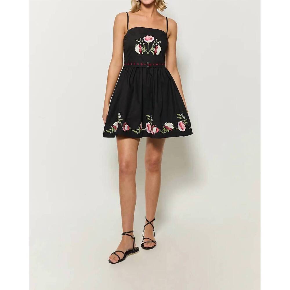 NEW FANM MON taltal dress in black
